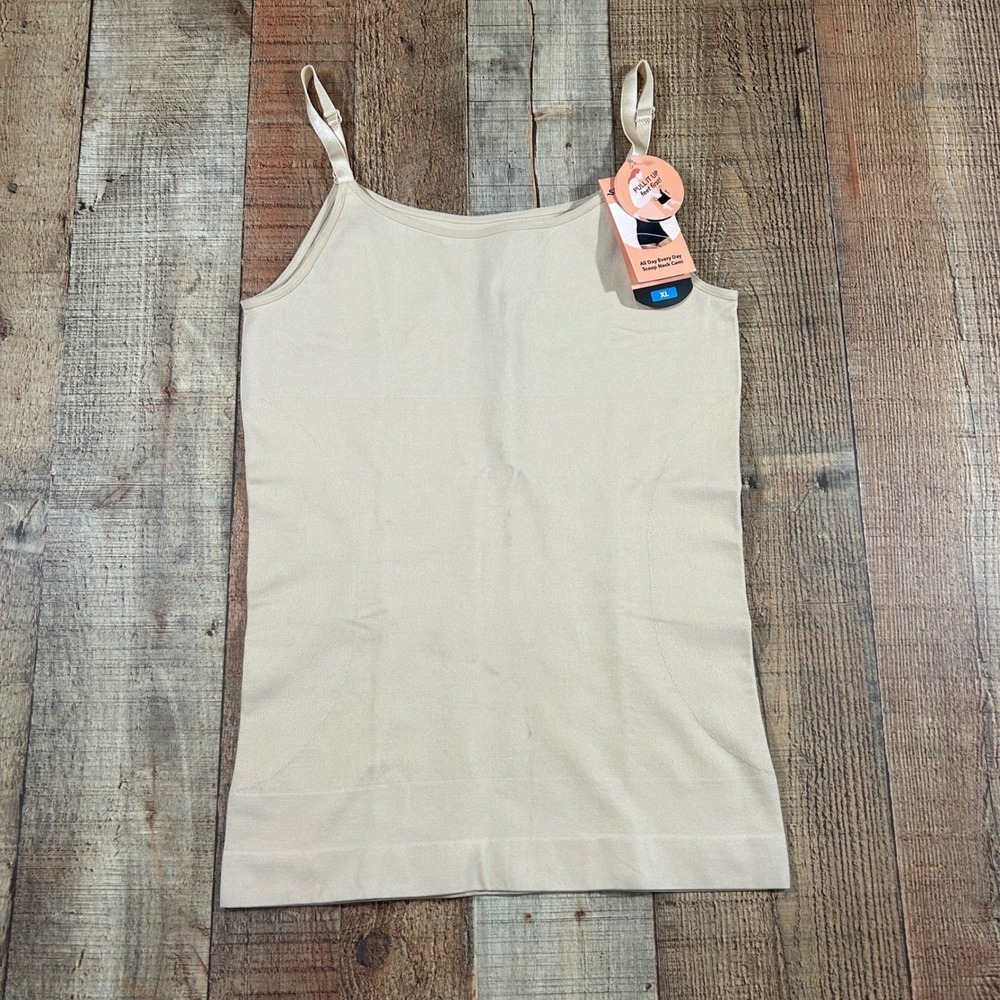 Shapermint Essentials Scoop Neck Shaping Cami Nude Beige XL NWT
